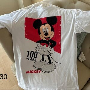 Mickey Mouse 100 Years White T-Shirt